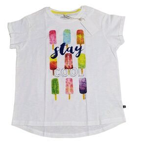 Cherokee Girls T-shirt Size 14/16 Glitter Popsicle Stay Cool New With Tags